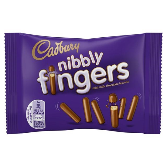 Picture of CADBURY MINI MILK FINGERS 40GR